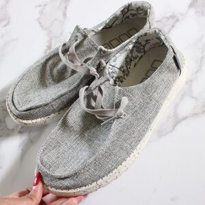 Hey Dude Wendy Linen Iron Slip Ons